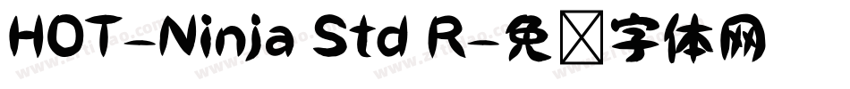 HOT-Ninja Std R字体转换
